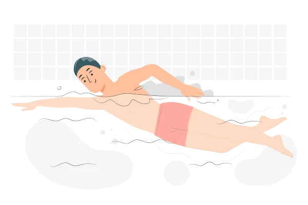 Swimming for exercise
